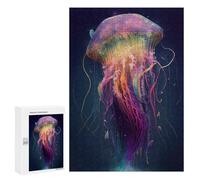 Puzzle pour Adolescents 300 PCS Pièces De Puzzle The Mysterious Jellyfish 2 Puzzles pour Adolescents - Décoration Murale - Cadeaux pour Femmes, Amis Et Famille 300 PCS