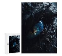 Puzzle pour Adolescents 300 PCS Predator Dragons Blue Eye Puzzle pour Adultes Jeux Relaxants Décoration Parfait Cadeaux D'anniversaire Et Unique 300 PCS