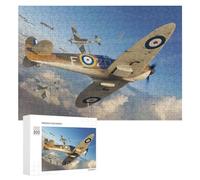 Puzzle pour Adolescents 300 PCS Supermarine Spitfire Jet Puzzles pour Adultes - Décoration Murale - Idée pour Passer Le Temps À La Maison - Anniversaire, Noël 300 PCS