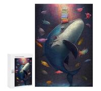 Puzzle pour Adolescents 300 PCS The Dancing Whale Puzzles pour Adolescents - Jouets Anti-Stress - Améliore La Mémoire - Idéal comme Cadeau 300 PCS
