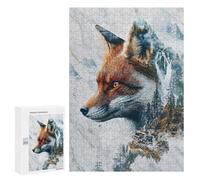 Puzzle pour Adolescents 300 PCS The Foxs Mystic Domain Puzzle pour Adultes Jeux De Détente Décoration Parfaite Cadeaux d'anniversaire Et Cadeaux Uniques 300 PCS