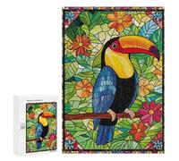 Puzzle pour Adolescents 300 PCS Toucan in Tropical Garden Puzzles pour Adolescents - Jouets Anti-Stress - Améliore La Mémoire - Idéal comme Cadeau 300 PCS