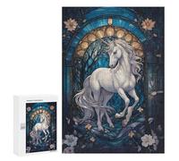 Puzzle pour Adolescents 300 PCS Unicorn Myth Animal Puzzles pour Adultes Jeux De Bricolage Analyse Et Logique Jeu Stimulant Cadeaux 300 PCS