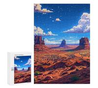 Puzzle pour Adolescents 300 PCS Utah Nature Pixel Art Puzzles pour Adultes Jeux De Bricolage Analyse Et Logique Jeu Stimulant Cadeaux 300 PCS
