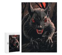Puzzle pour Adolescents 300 PCS Vampire Gothic Squirrel Puzzles pour Adultes Jeux De Famille Cadeau d'anniversaire Activités Amusantes À La Maison, 300 PCS