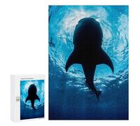Puzzle pour Adolescents 300 PCS Whale Shark Ocean Puzzle pour Adultes - Jeu Manuel - Décoration Murale - Difficile Et Stimulant 300 PCS
