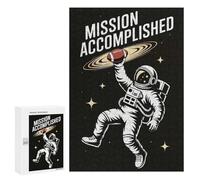 Puzzle pour adolescents - 300 pièces - Astronaute accompli - Football dans l'espace - Puzzle pour adultes - Jeux familiaux - Décoration de la maison - Cadeaux de Noël et d'anniversaire - 300 pièces