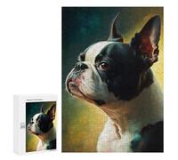 Puzzle pour adolescents 300 pièces Paint Expression Dog Puzzle pour adultes Jeu d'ingéniosité Décoration de la maison Cadeaux pour réduire le stress 300 pièces
