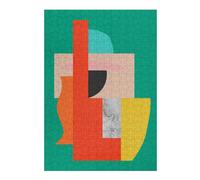 Puzzle pour Adolescents 38x26cm/1000pcs Abstract Collage 3 Jeu De Puzzle Pratique : Analyse Et Logique, Cadeaux De Noël Et d'anniversaire 38x26cm/1000pcs