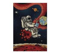 Puzzle pour Adolescents 38x26cm/1000pcs Astronaut Fighting Virus in Space Puzzle pour Adultes Jeux Amusants Vacances À La Maison Cadeaux pour Passer Le Temps Entre Amis Et en Famille 38x26cm/1000pcs