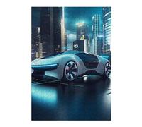 Puzzle pour Adolescents 38x26cm/1000pcs Autonomous Car Puzzle Anti-Stress - Analyse Et Logique - Niveau Difficile Et Stimulant 38x26cm/1000pcs