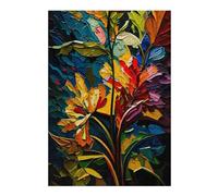 Puzzle pour Adolescents 38x26cm/1000pcs Colored Plants Puzzle pour Adultes - Jouets À Monter Soi-même - Défi Difficile - Cadeaux De Noël Et d'anniversaire 38x26cm/1000pcs