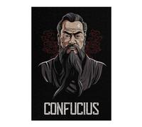 Puzzle pour Adolescents 38x26cm/1000pcs Confucius Philosopher Puzzles pour Adolescents - Décoration Murale - Améliore La Mémoire - Cadeaux De Noël Et d'anniversaire 38x26cm/1000pcs