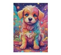 Puzzle pour Adolescents 38x26cm/1000pcs Cute Sweet Dog Puzzle Anti-Stress - Analyse Et Logique - Niveau Difficile Et Stimulant 38x26cm/1000pcs