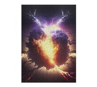 Puzzle pour Adolescents 38x26cm/1000pcs Exploding Planet Jeu De Réflexion pour Adultes, Amusant Et Humoristique, pour Stimuler Votre Cerveau 38x26cm/1000pcs