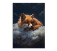 Puzzle pour Adolescents 38x26cm/1000pcs Fox Dreams on Cloud Jeu De Puzzle pour Adultes - Casse-tête - Décoration Parfaite - Interaction Parent-Enfant 38x26cm/1000pcs