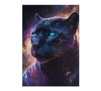 Puzzle pour Adolescents 38x26cm/1000pcs Galactic Panther Portrait -1 Puzzles pour Adolescents Jeux Relaxants Course De Vitesse Manuelle Difficile Et Stimulant 38x26cm/1000pcs