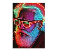 Puzzle pour Adolescents 38x26cm/1000pcs Glow Wave Santa Puzzles pour Adolescents - Décoration Murale - Améliore La Mémoire - Cadeaux De Noël Et d'anniversaire 38x26cm/1000pcs
