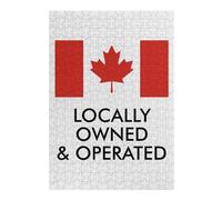 Puzzle pour Adolescents 38x26cm/1000pcs Local Operator Canada Puzzle Adulte, Jouet, Décoration Murale, Difficile, Difficile, Cadeaux Uniques pour Anniversaire Et Noël 38x26cm/1000pcs