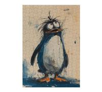 Puzzle pour Adolescents 38x26cm/1000pcs Lost Penguin Puzzles pour Adolescents Jeux Relaxants Course De Vitesse Manuelle Difficile Et Stimulant 38x26cm/1000pcs