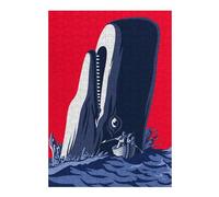 Puzzle pour Adolescents 38x26cm/1000pcs Moby Dick Casse-tête pour Adultes - Jeu De Réflexion - Défi Difficile - Cadeaux Uniques pour Anniversaire Et Noël 38x26cm/1000pcs