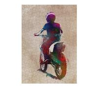 Puzzle pour Adolescents 38x26cm/1000pcs Motor Racing Jeu De Réflexion pour Adultes, Amusant Et Humoristique, pour Stimuler Votre Cerveau 38x26cm/1000pcs