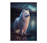 Puzzle pour Adolescents 38x26cm/1000pcs Pièces De Puzzle Magical Night Dog Portrait Puzzles pour Adultes, Jouet, Décoration Murale, Améliore La Mémoire, Difficile À Compléter 38x26cm/1000pcs
