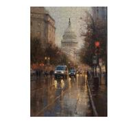 Puzzle pour Adolescents 38x26cm/1000pcs Pièces De Puzzle Washington DC Charm USA Puzzles pour Adultes, Jouet, Décoration Murale, Améliore La Mémoire, Difficile À Compléter 38x26cm/1000pcs