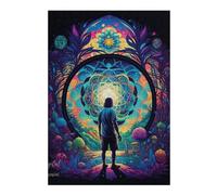 Puzzle pour Adolescents 38x26cm/1000pcs Portal to Another World -12 Puzzles pour Adultes Jeu De Réflexion Course De Vitesse Interaction Parent-Enfant 38x26cm/1000pcs
