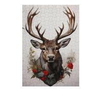 Puzzle pour Adolescents 38x26cm/1000pcs Reindeer Rhapsody Puzzles pour Adolescents Jeux Relaxants Course De Vitesse Manuelle Difficile Et Stimulant 38x26cm/1000pcs