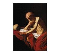 Puzzle pour Adolescents 38x26cm/1000pcs Saint Jerome in Penitence Puzzles pour Adultes Jouets Anti-Stress Décoration Murale Activités Amusantes À La Maison, 38x26cm/1000pcs