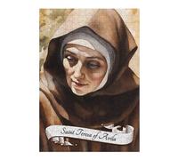 Puzzle pour Adolescents 38x26cm/1000pcs Saint Teresa of Avila Jeu De Réflexion pour Adultes, Amusant Et Humoristique, pour Stimuler Votre Cerveau 38x26cm/1000pcs