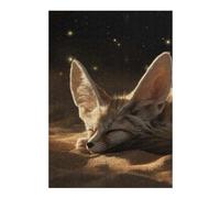 Puzzle pour Adolescents 38x26cm/1000pcs Sleeping Fennec Fox in The Desert Puzzle pour Adultes, Jouet, Décoration Murale, Défi Difficile, Activités Amusantes À La Maison 38x26cm/1000pcs
