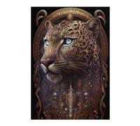 Puzzle pour Adolescents 38x26cm/1000pcs Spiritual Cosmic Leopard Puzzles pour Adolescents Jeux Relaxants Course De Vitesse Manuelle Difficile Et Stimulant 38x26cm/1000pcs