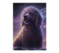 Puzzle pour Adolescents 38x26cm/1000pcs Thundering Poodle Power Puzzle À Monter Soi-même - Jouets pour Améliorer La Mémoire - Cadeaux Uniques pour Un Anniversaire Ou Noël 38x26cm/1000pcs