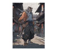 Puzzle pour Adolescents 38x26cm/1000pcs Tiger Karate Fighter Jeu De Réflexion pour Adultes, Amusant Et Humoristique, pour Stimuler Votre Cerveau 38x26cm/1000pcs