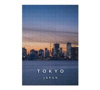 Puzzle pour Adolescents 38x26cm/1000pcs Tokyo Skyline Puzzles pour Adolescents - Décoration Murale - Améliore La Mémoire - Cadeaux De Noël Et d'anniversaire 38x26cm/1000pcs