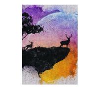 Puzzle pour Adolescents 38x26cm/1000pcs Whispering Winds A Serene Landscape Puzzle pour Adultes, Jeux Familiaux, Difficile, Idéal comme Cadeau pour Toute La Famille 38x26cm/1000pcs
