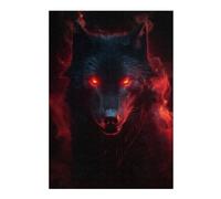 Puzzle pour Adolescents 38x26cm/1000pcs Wolf Puzzles pour Adultes Jouets Anti-Stress Décoration Murale Activités Amusantes À La Maison, 38x26cm/1000pcs