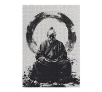 Puzzle pour Adolescents 38x26cm/1000pcs Zen Master in Meditation Jeu De Réflexion pour Adultes, Amusant Et Humoristique, pour Stimuler Votre Cerveau 38x26cm/1000pcs