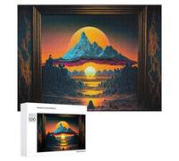 Puzzle pour Adolescents 500 PCS A Monument to Surrealism Puzzles pour Adolescents - Jouets Anti-Stress - Assemblage De Motifs - Cadeaux Uniques pour Anniversaire Et Noël 500 PCS