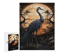 Puzzle pour Adolescents 500 PCS Ancient Black Stork Puzzles pour Adolescents - Jouets Anti-Stress - Améliore La Mémoire - Idéal comme Cadeau 500 PCS