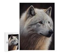 Puzzle pour Adolescents 500 PCS Arctic Wolf Jeux De Puzzle en Famille pour S'amuser en Famille Cadeaux d'anniversaire Et Cadeaux Uniques 500 PCS