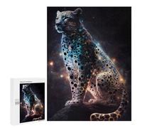 Puzzle pour Adolescents 500 PCS Astral Leopard Puzzle pour Adultes Jeux De Détente Décoration Parfaite Cadeaux d'anniversaire Et Cadeaux Uniques 500 PCS