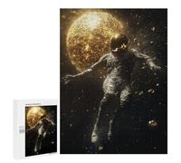 Puzzle pour Adolescents 500 PCS Astronaut Floating in Space -6 Puzzles pour Adultes - Jeu Éducatif Anti-Stress Et Défi Unique 500 PCS
