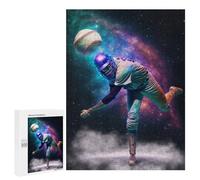 Puzzle pour Adolescents 500 PCS Baseball Pitcher in Space Puzzles pour Adolescents - Jouets Anti-Stress - Améliore La Mémoire - Idéal comme Cadeau 500 PCS