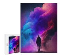 Puzzle pour Adolescents 500 PCS Colorful Clouds A Mystical Journey Puzzle pour Adultes Jeux De Détente Décoration Parfaite Cadeaux d'anniversaire Et Cadeaux Uniques 500 PCS