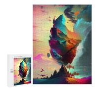 Puzzle pour Adolescents 500 PCS Colorful Fantasy Landscape -1 Puzzles pour Adolescents - Jouets Anti-Stress - Améliore La Mémoire - Idéal comme Cadeau 500 PCS
