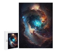 Puzzle pour Adolescents 500 PCS Cosmic Nebula Galaxy-5 Puzzles pour Adultes - Jeu Éducatif Anti-Stress Et Défi Unique 500 PCS