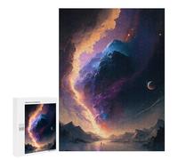 Puzzle pour Adolescents 500 PCS Cosmos Above The Land Puzzles pour Adultes Jeux De Bricolage Analyse Et Logique Jeu Stimulant Cadeaux 500 PCS